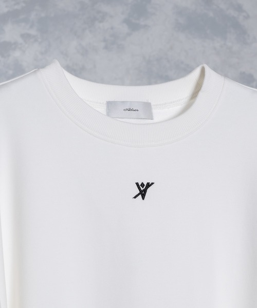 「ADRER」 スウェットカットソー MEDIUM ブラウン メンズ_画像4