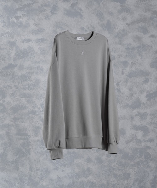 「ADRER」 スウェットカットソー MEDIUM ブラウン メンズ_画像5