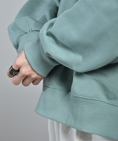 「ADRER」 スウェットカットソー MEDIUM ブラウン メンズ_画像6