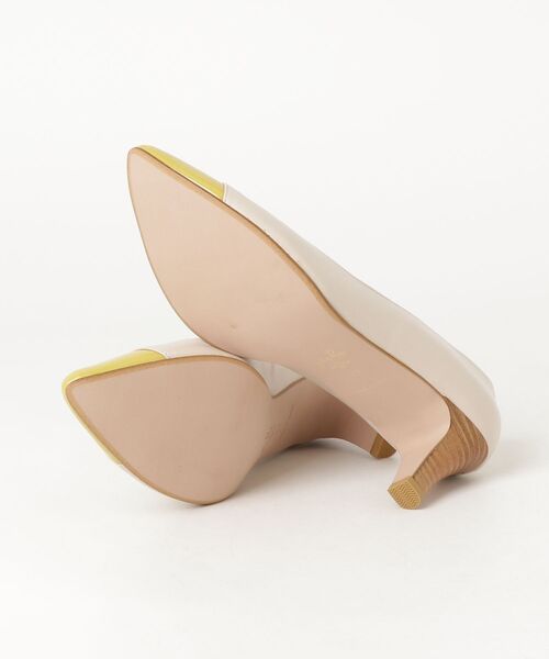 「PICHE ABAHOUSE」 パンプス 39 ベージュ レディース_画像3