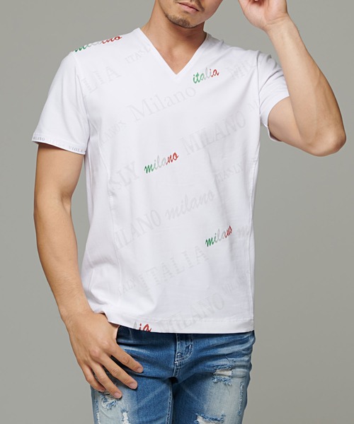 「VIOLA」 半袖Tシャツ L ブラック メンズ_画像3