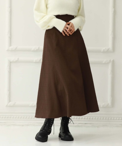 「archives」 フレアスカート MEDIUM アイボリー レディース_画像8