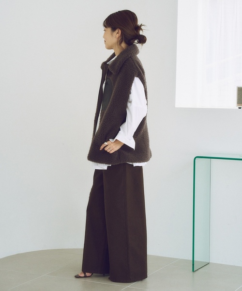 plage（プラージュ） ベスト 36 チャコールグレー レディース