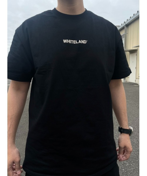 「WHITELAND」 半袖Tシャツ LARGE カーキ メンズ_画像5