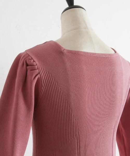 「tocco closet」 ニットワンピース M ブルー レディース_画像7