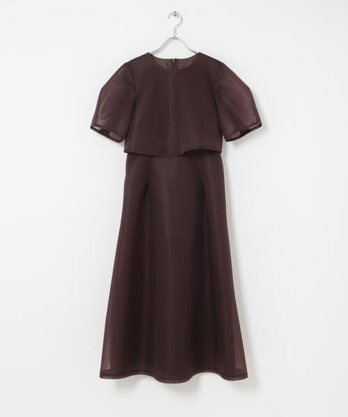 ワンピース kaene シアーダンボールニットドレス : ZOZOTOWN Yahoo!店  