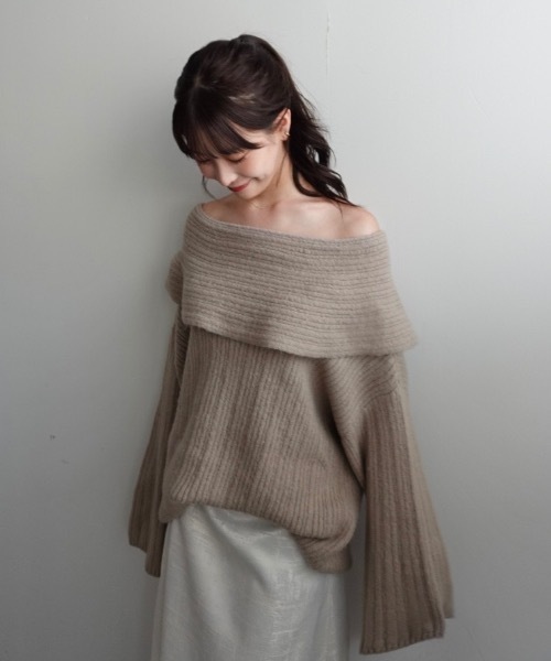 「mellowneon」 ニットワンピース FREE モカ レディース_画像6