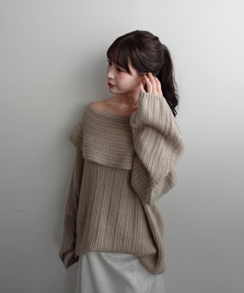 「mellowneon」 ニットワンピース FREE モカ レディース_画像7