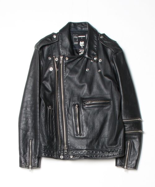 NEIGHBORHOOD ネイバーフッド ライダースジャケット NEIGHBORHOOD（ネイバーフッド） ライダースジャケット - ブラック