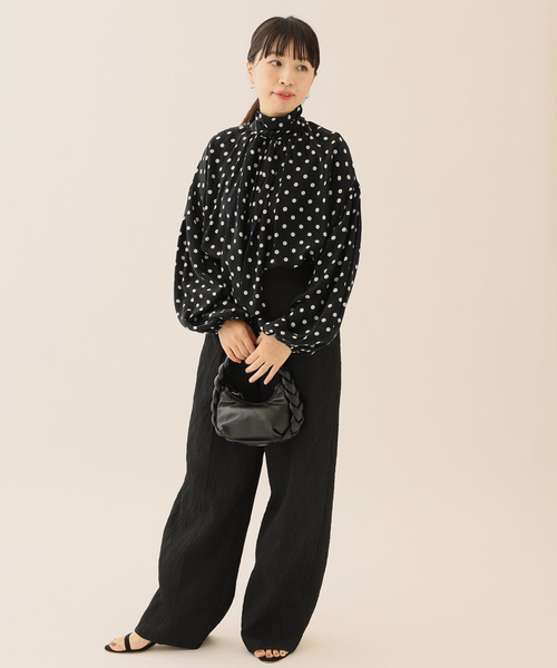 「journal standard L'essage」 長袖ブラウス - ブラック レディースの画像6