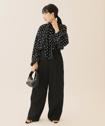 「journal standard L'essage」 長袖ブラウス - ブラック レディースの画像7