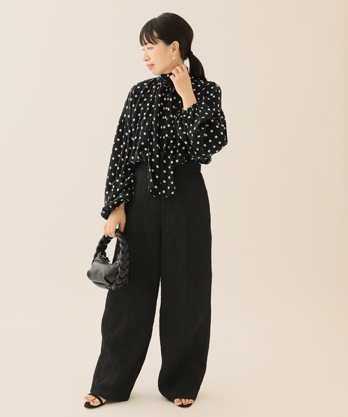 「journal standard L'essage」 長袖ブラウス - ブラック レディースの画像7