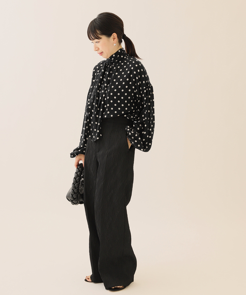 「journal standard L'essage」 長袖ブラウス - ブラック レディースの画像9