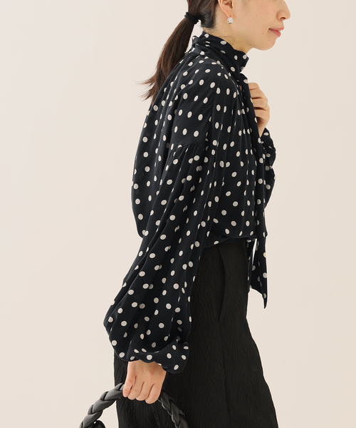 「journal standard L'essage」 長袖ブラウス - ブラック レディースの画像10