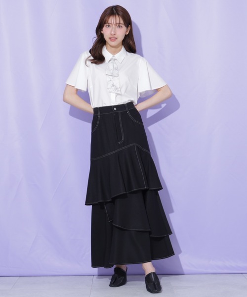 シルクアシメスカート最終値下げ JILL by JILL STUART（ジルバイジルスチュアート） スカート アシメ