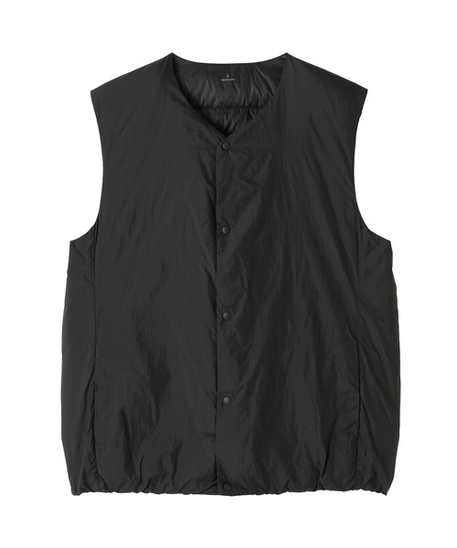   ブラック ダウンベスト L 無印良品（MUJI） ダウンベスト L ブラック メンズ : ZOZOTOWN Yahoo