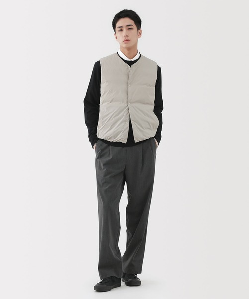 無印良品（MUJI） ダウンベスト L ブラック メンズ : ZOZOTOWN Yahoo