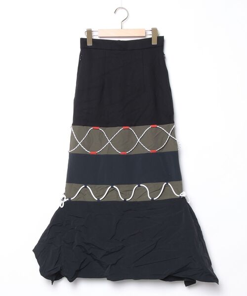 UN3D.（アンスリード） フレアスカート 38 ブラック レディース