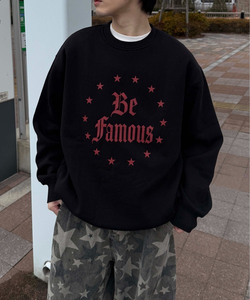 トレーナー スウェット プリント裏起毛スウェット メンズ レディース