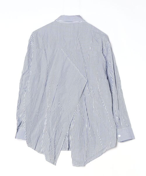 「me+em select」 長袖シャツ FREE ネイビー レディース_画像2