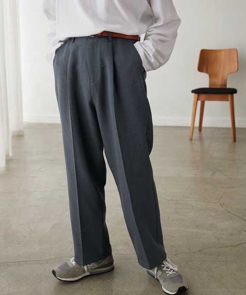 「MONO-MART」 スラックス L アイボリー メンズ_画像7