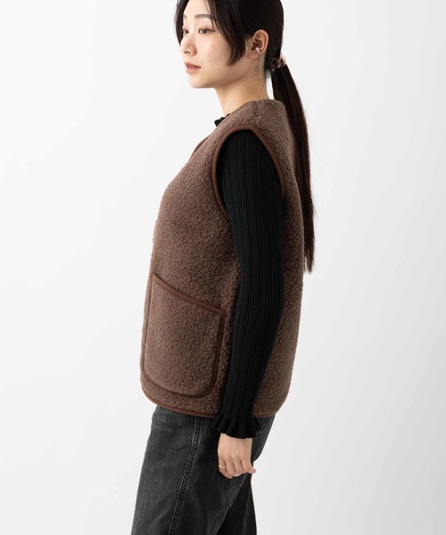 ABBEY MARKET（アビーマーケット） ベスト ジレ COLD BREAKER WOOL