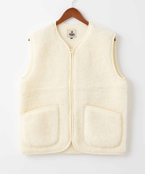 ABBEY MARKET（アビーマーケット） ベスト ジレ COLD BREAKER WOOL