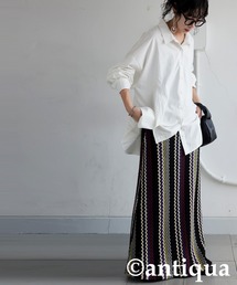 「antiqua」 スカート ONESIZE ブラック レディースの画像7