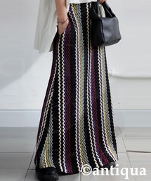 「antiqua」 スカート ONESIZE ブラック レディースの画像8