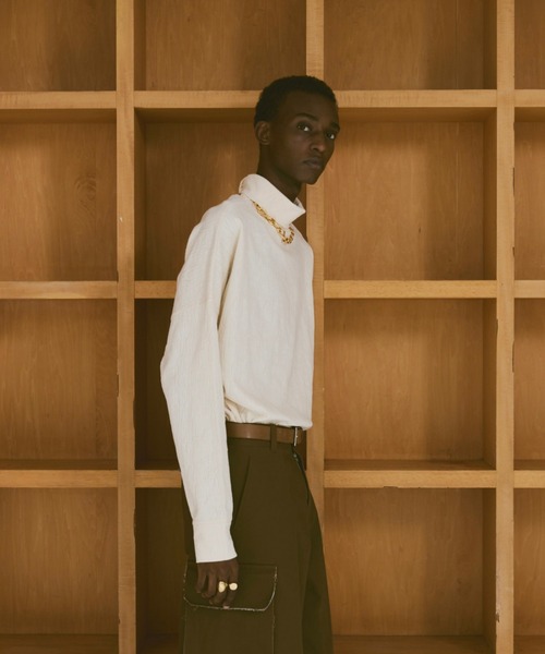 「soerte」 長袖Tシャツ 3 ブラック メンズ_画像8