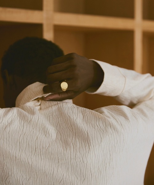 「soerte」 長袖Tシャツ 3 ブラック メンズ_画像9