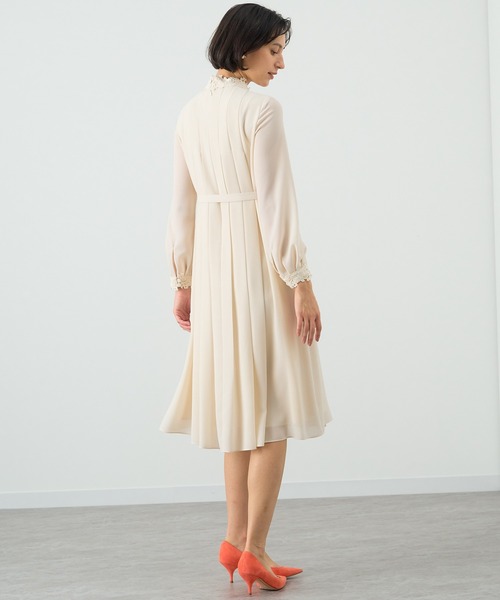 ANAYI（アナイ） 長袖ワンピース 38 ネイビー レディース : ZOZOTOWN