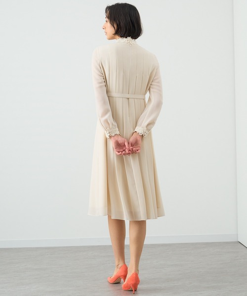 ANAYI（アナイ） 長袖ワンピース 38 ネイビー レディース : ZOZOTOWN