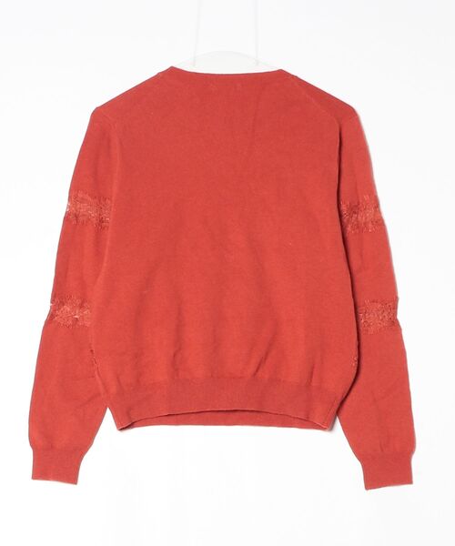 「BANNER BARRETT」 長袖ニット 38 レッド レディース_画像2