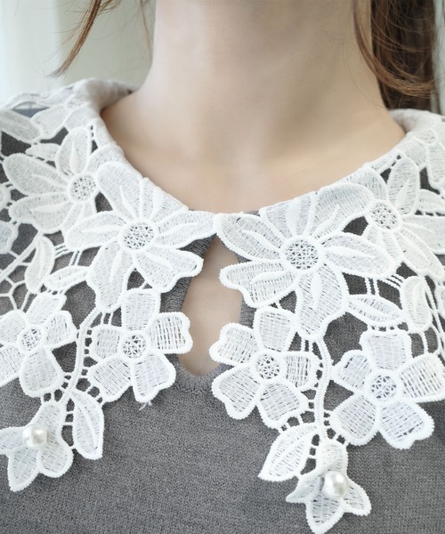 「mily bilet」 ニットワンピース MEDIUM グレー レディース_画像9