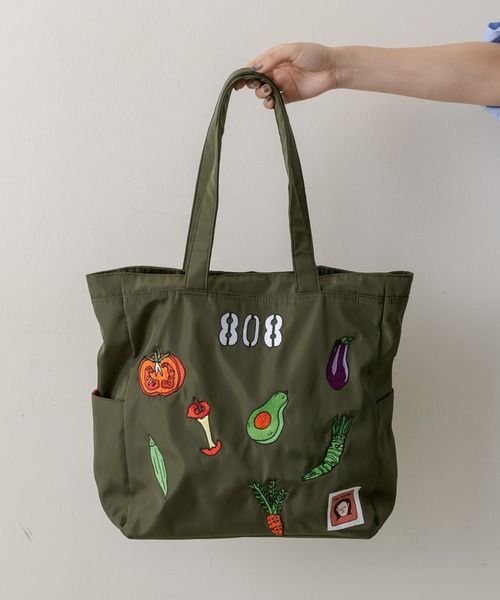 ear PAPILLONNER（イア パピヨネ） トートバッグ FREE カーキ