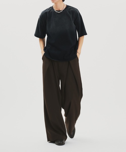 「selle glant」 スラックス MEDIUM ブラック メンズ_画像3