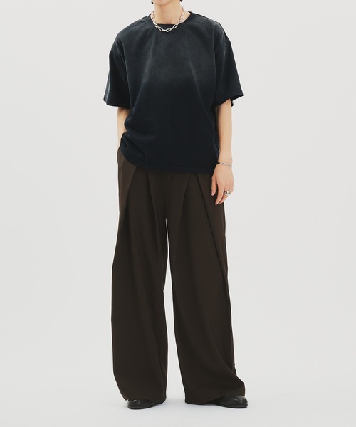 「selle glant」 スラックス MEDIUM ブラック メンズ_画像7