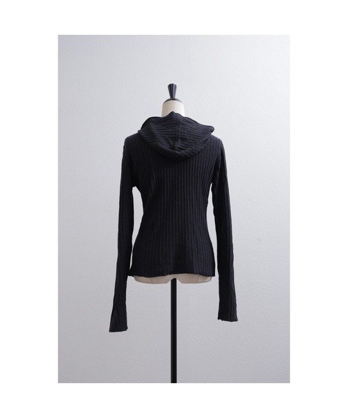 「leimn」 ニットカーディガン FREE レッド レディース_画像9