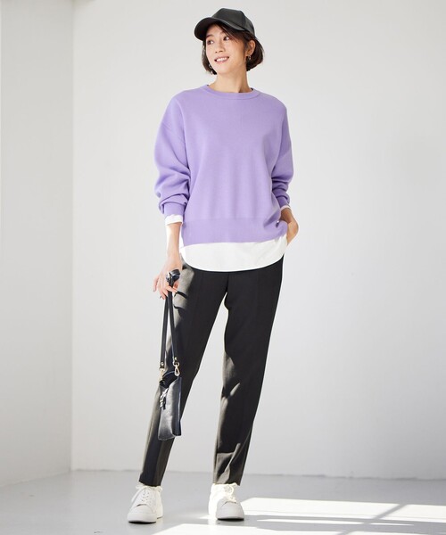 「自由区」 パンツ 42 グレー レディース_画像4