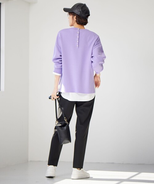 「自由区」 パンツ 42 グレー レディース_画像5