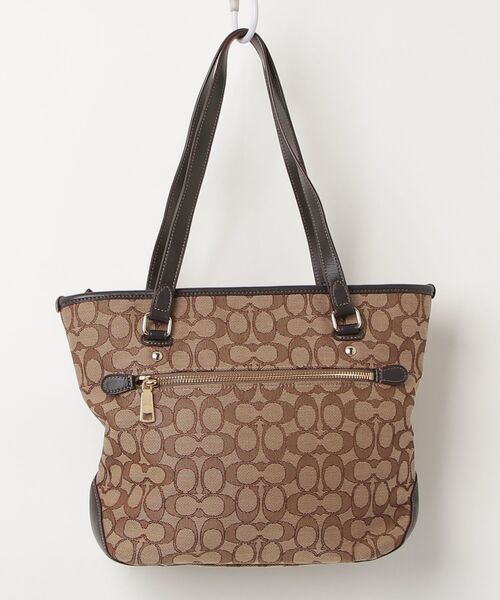 「COACH」 トートバッグ - ブラウン レディースの画像