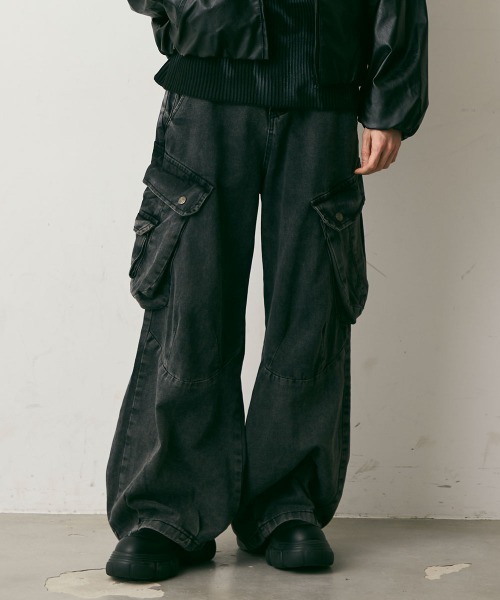 Shoowtime（ショウタイム） ワイドパンツ ジーンズ Vintage Wide Cargo 