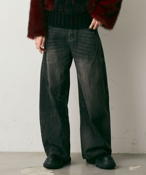 Shoowtime（ショウタイム） ジーンズ Vintage Wash Curve Denim Pants