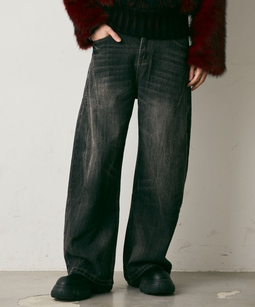 Shoowtime（ショウタイム） ジーンズ Vintage Wash Curve Denim Pants