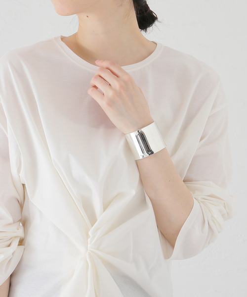 ブレスレット 「V'ESSENCEヴェッセンス」WIDE BANGLE：バングル レディースの画像