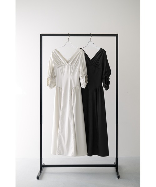 Her lip to ワンピース Gathered Sleeve Dress : ZOZOTOWN Yahoo!店
