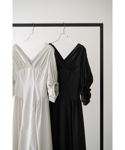Her lip to ワンピース Gathered Sleeve Dress : ZOZOTOWN Yahoo!店