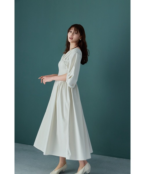 Her lip to ワンピース Gathered Sleeve Dress : ZOZOTOWN Yahoo!店