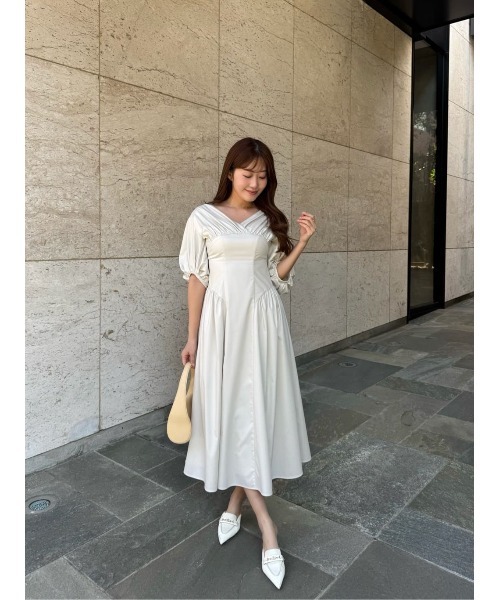 Her lip to ワンピース Gathered Sleeve Dress : ZOZOTOWN Yahoo!店